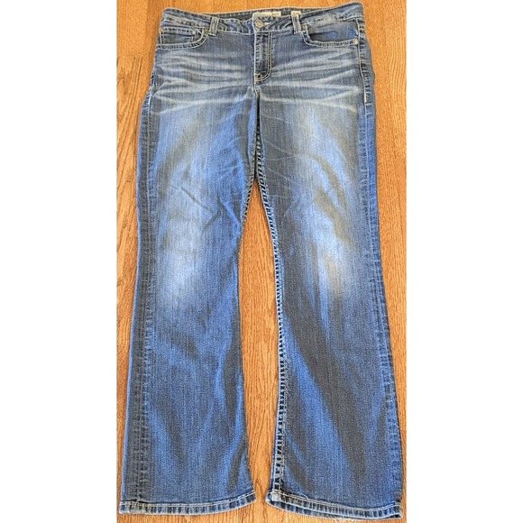 BKE Other - BKE Dakota Blue Jeans 32R 32x31 Medium Wash Boot Cut Whiskered Cowgirl Western